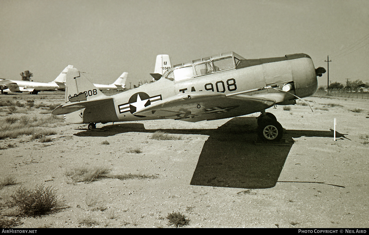 Aircraft Photo of 49-2908 / 0-92908 | North American T-6G Texan | USA - Air Force | AirHistory.net #186951