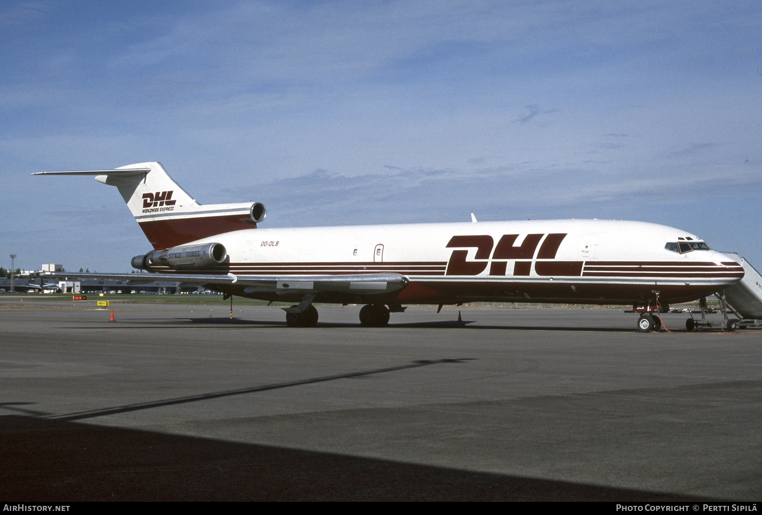 Aircraft Photo of OO-DLB | Boeing 727-277/Adv(F) | DHL Worldwide Express | AirHistory.net #186968