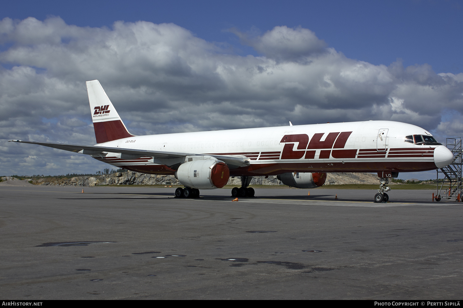 Aircraft Photo of OO-DLQ | Boeing 757-236/SF | DHL Worldwide Express | AirHistory.net #186971