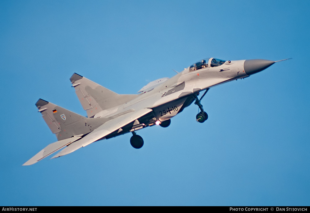 Aircraft Photo of 2910 | Mikoyan-Gurevich MiG-29G (9-12A) | Germany - Air Force | AirHistory.net #186979