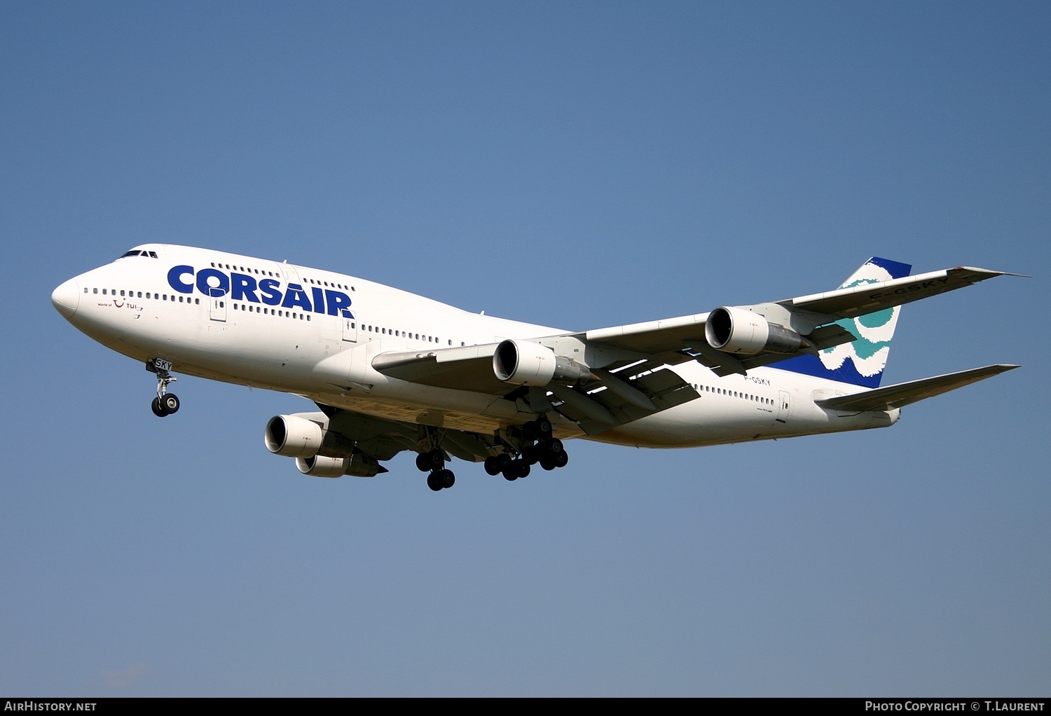 Aircraft Photo of F-GSKY | Boeing 747-312 | Corsair | AirHistory.net #187037