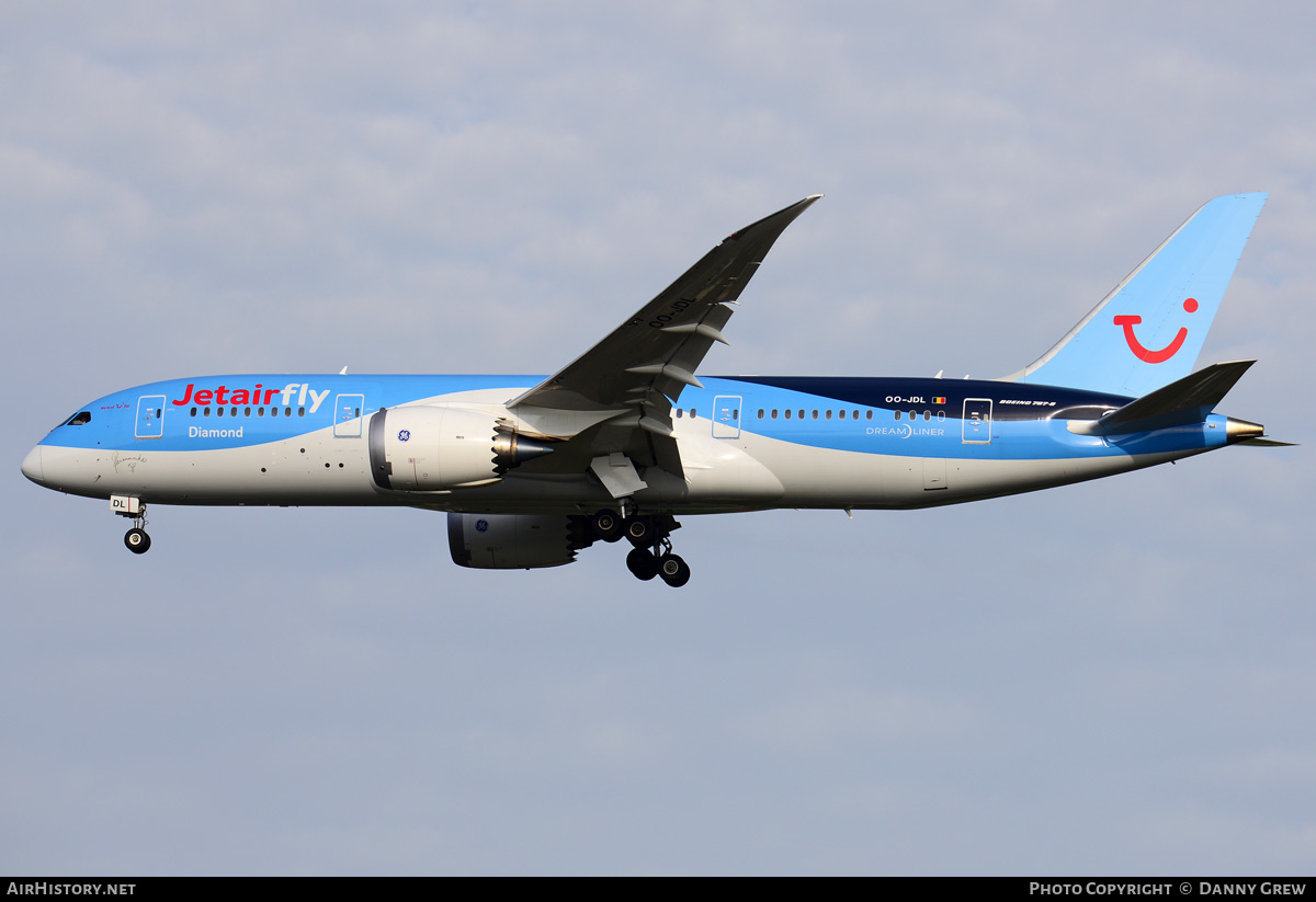 Aircraft Photo of OO-JDL | Boeing 787-8 Dreamliner | Jetairfly | AirHistory.net #187072
