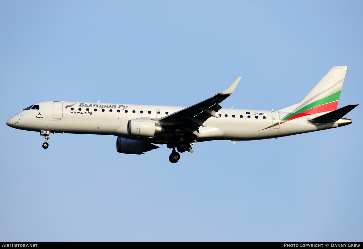 Aircraft Photo of LZ-BUR | Embraer 190STD (ERJ-190-100STD) | Bulgaria Air | AirHistory.net #187116