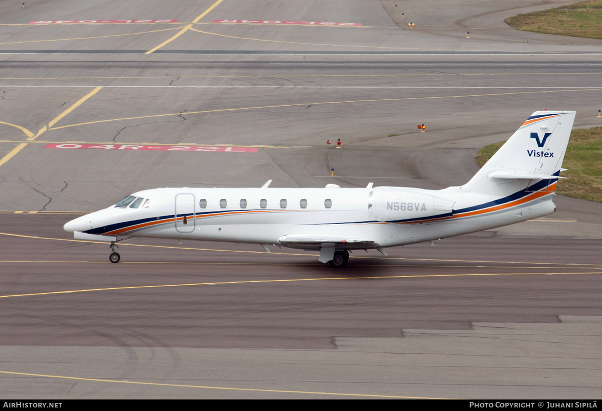 Aircraft Photo of N568VA | Cessna 680 Citation Sovereign | Vistex Aviation Services | AirHistory.net #187120