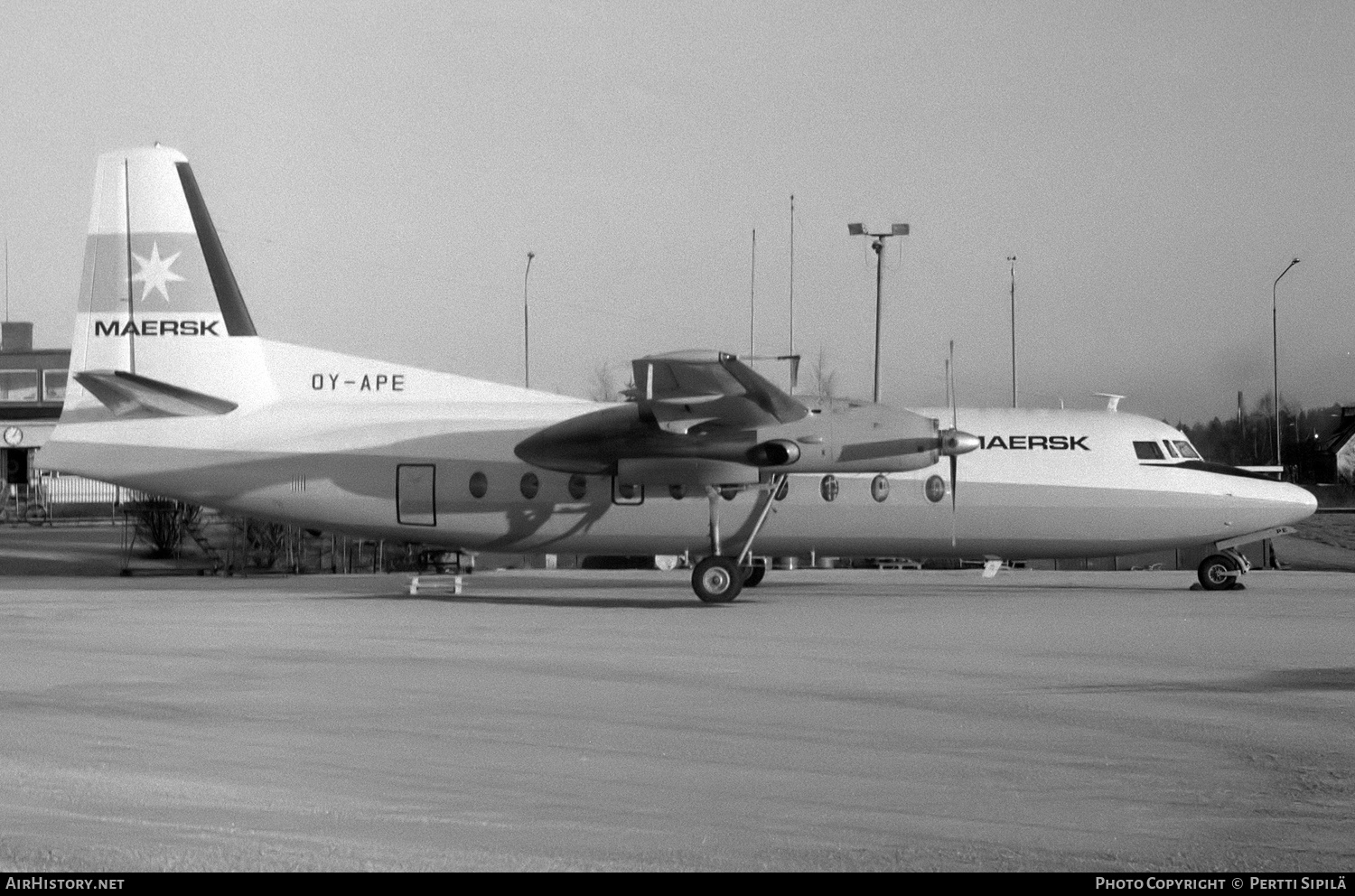 Aircraft Photo of OY-APE | Fokker F27-600 Friendship | Maersk Air | AirHistory.net #187125