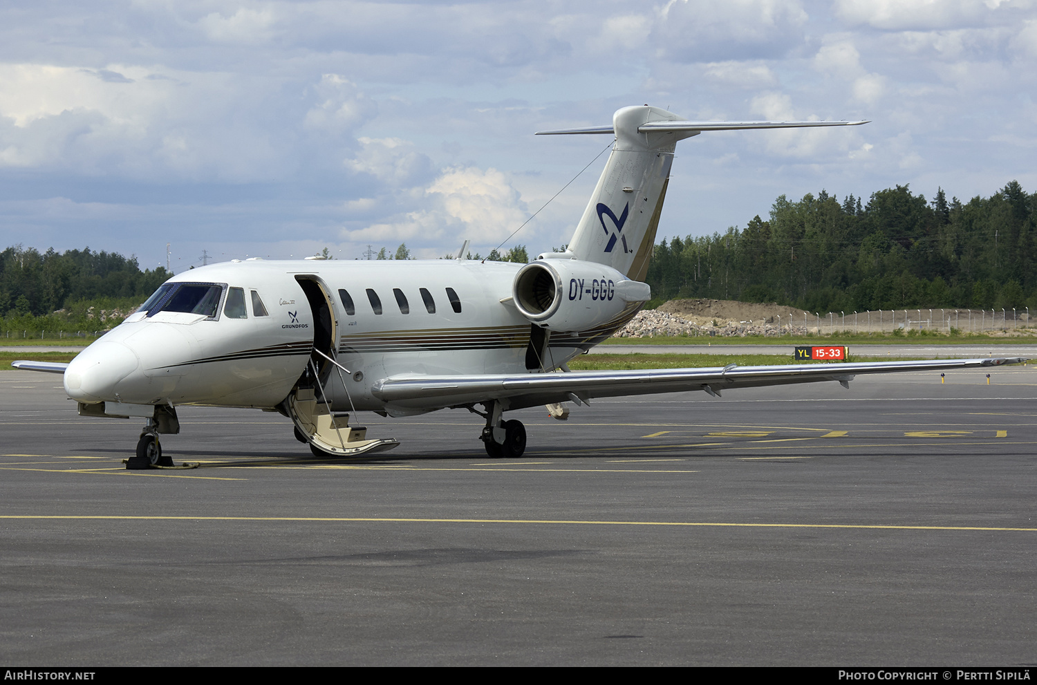 Aircraft Photo of OY-GGG | Cessna 650 Citation VII | Grundfos | AirHistory.net #187148