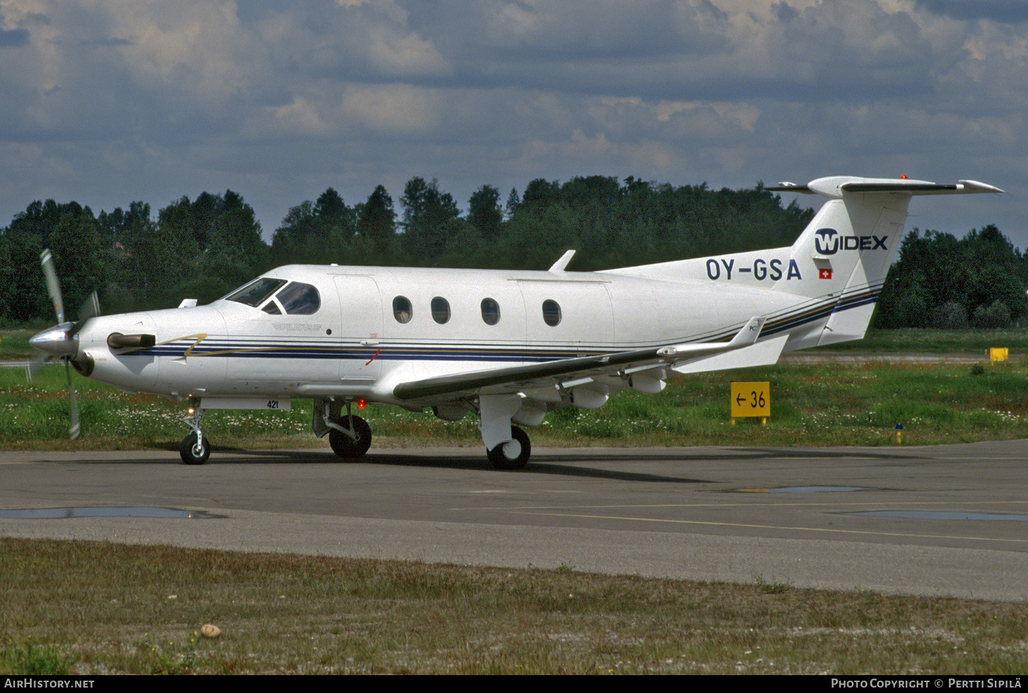 Aircraft Photo of OY-GSA | Pilatus PC-12/45 | Widex | AirHistory.net #187150