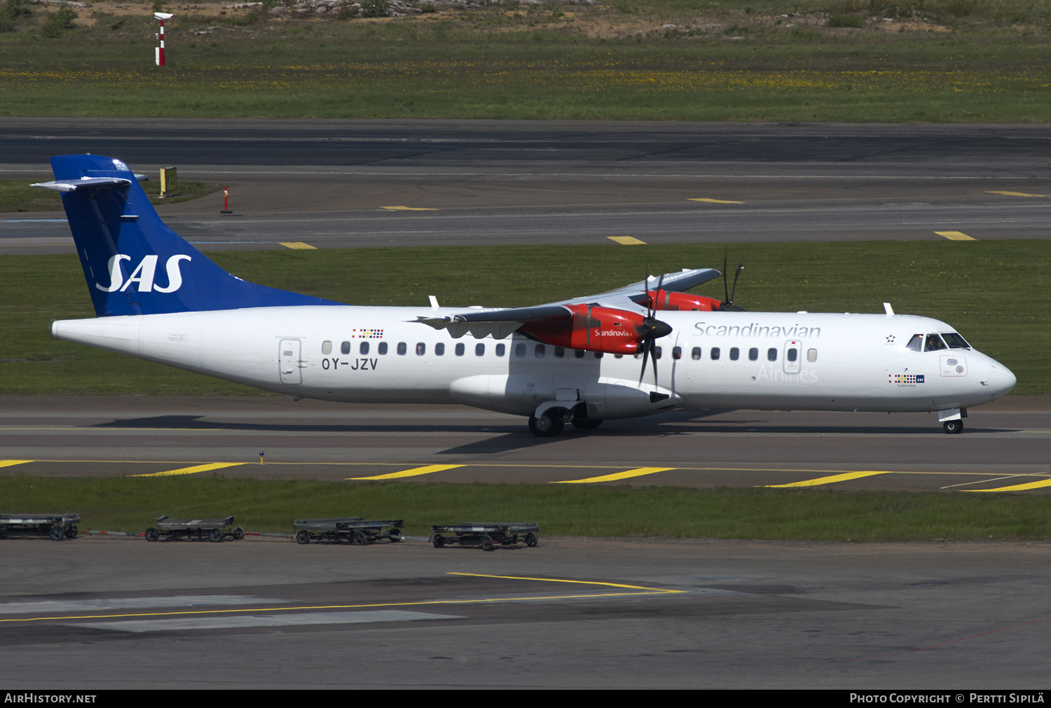 Aircraft Photo of OY-JZV | ATR ATR-72-500 (ATR-72-212A) | Scandinavian Airlines - SAS | AirHistory.net #187168