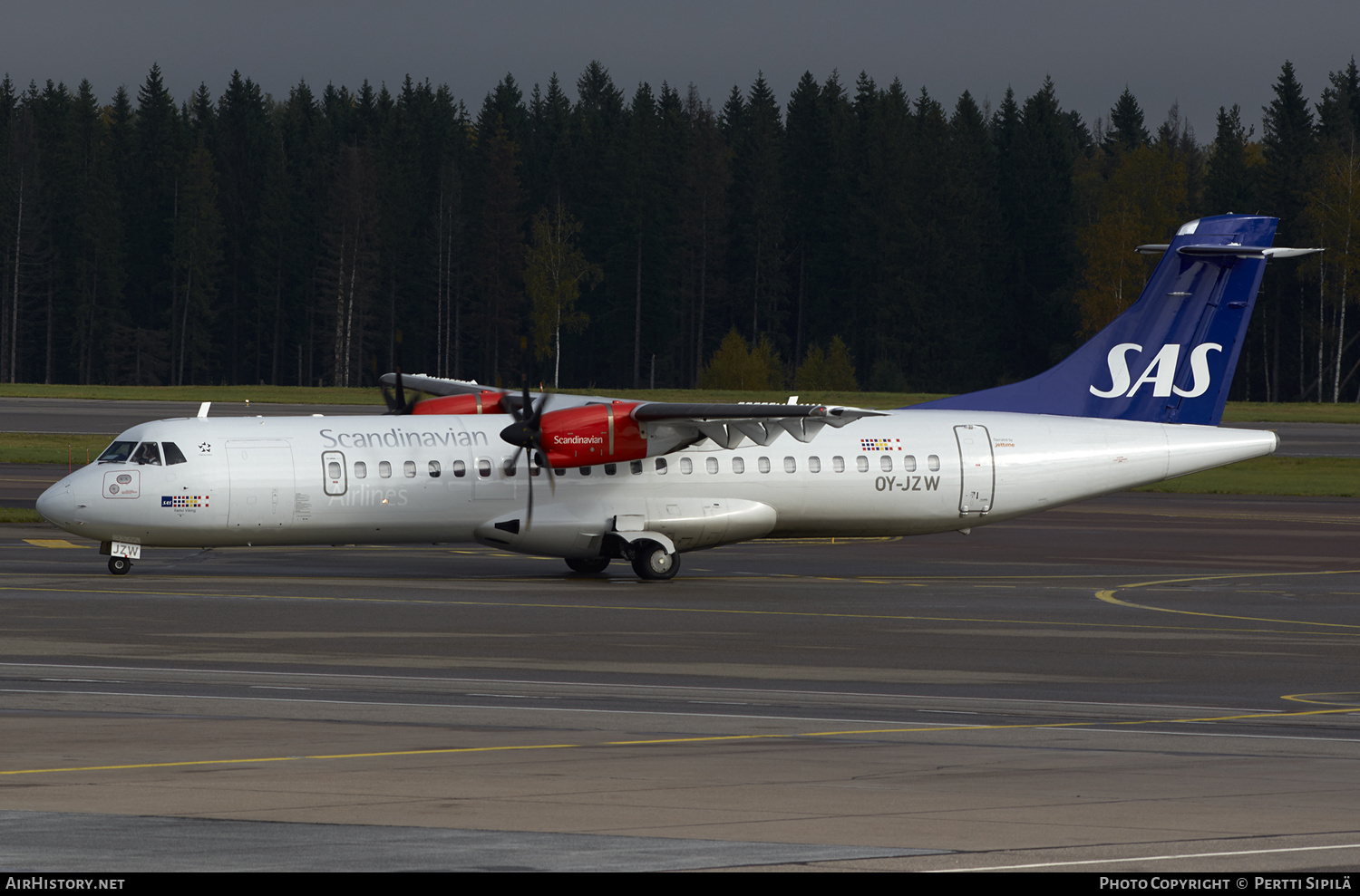 Aircraft Photo of OY-JZW | ATR ATR-72-500 (ATR-72-212A) | Scandinavian Airlines - SAS | AirHistory.net #187171