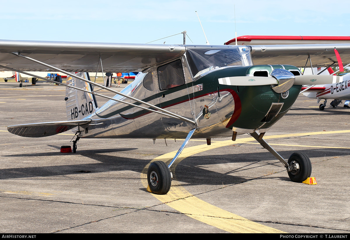 Aircraft Photo of HB-CAD | Cessna 140 | AirHistory.net #187176