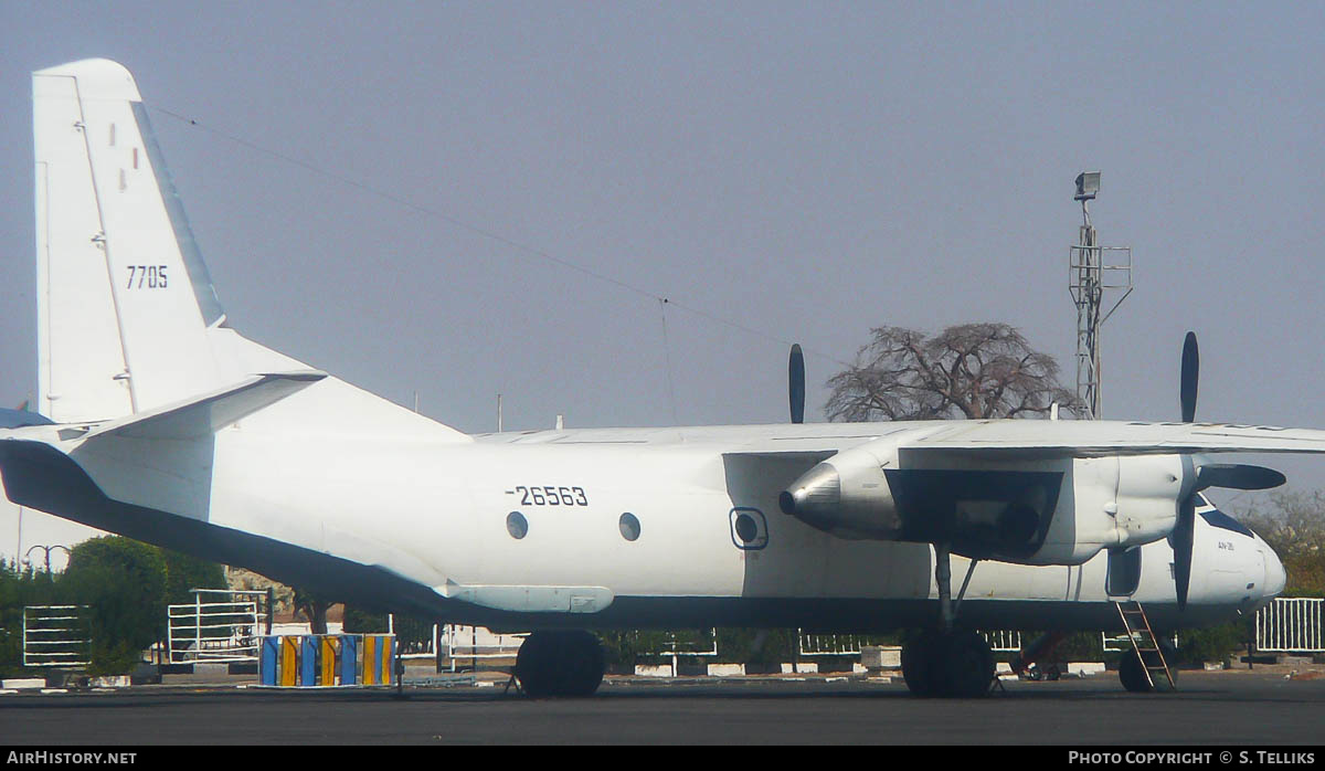 Aircraft Photo of 7705 | Antonov An-26 | Sudan - Air Force | AirHistory.net #187188