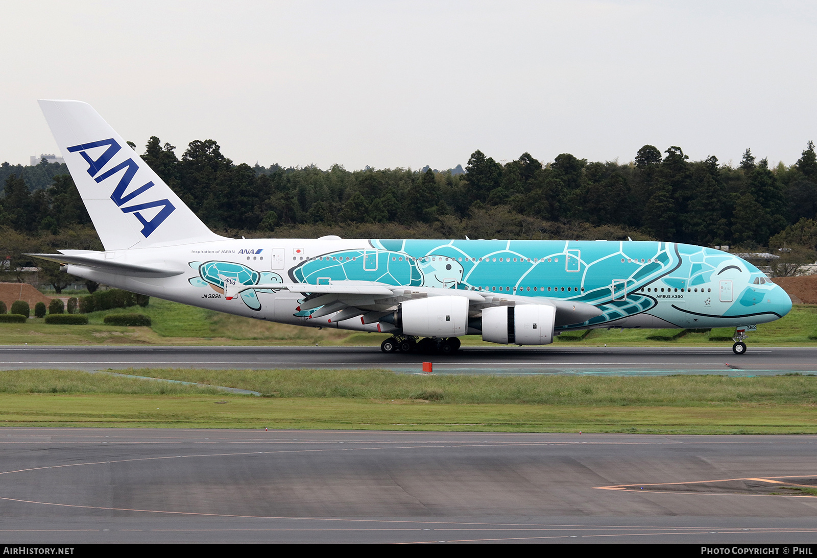 Aircraft Photo of JA382A | Airbus A380-841 | All Nippon Airways - ANA | AirHistory.net #187195