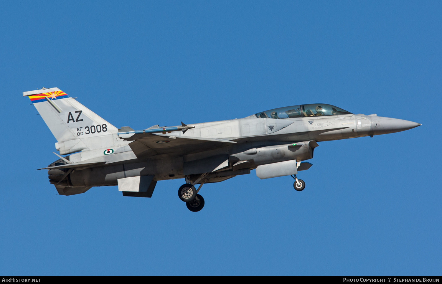 Aircraft Photo of 3008 / AF00-3008 | Lockheed Martin F-16F Fighting Falcon | United Arab Emirates - Air Force | AirHistory.net #187222