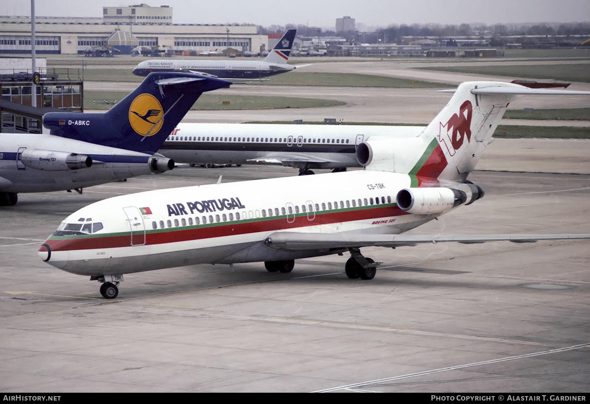 Aircraft Photo of CS-TBK | Boeing 727-82 | TAP Air Portugal | AirHistory.net #187224