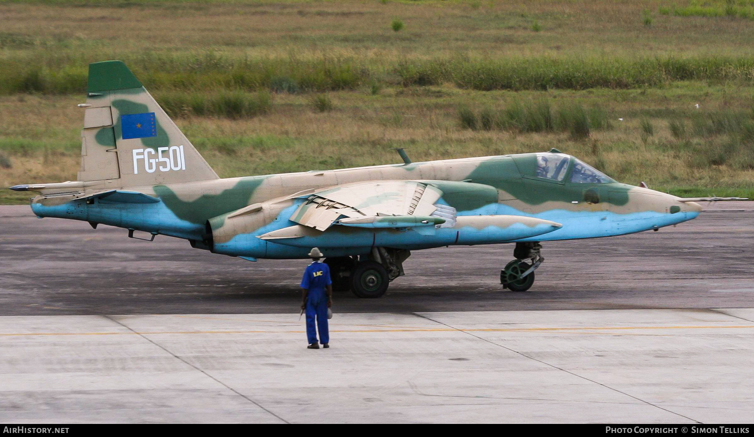 Aircraft Photo of FG-501 | Sukhoi Su-25BM | Congo-Kinshasa - Air Force | AirHistory.net #187233