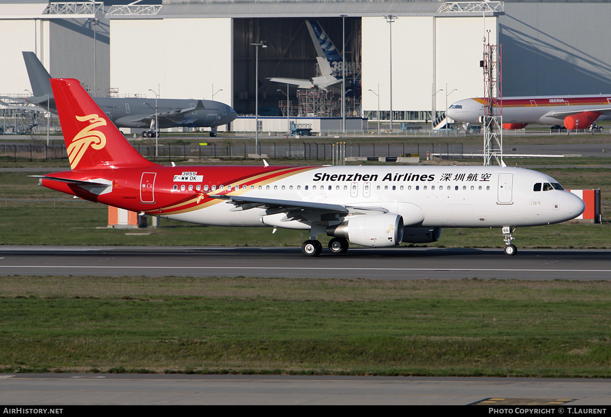 Aircraft Photo of F-WWDK | Airbus A320-214 | Shenzhen Airlines | AirHistory.net #187249