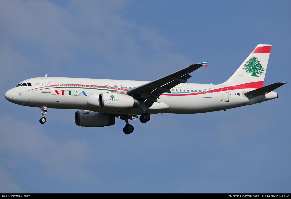Aircraft Photo of OD-MRN | Airbus A320-232 | MEA - Middle East Airlines | AirHistory.net #187259