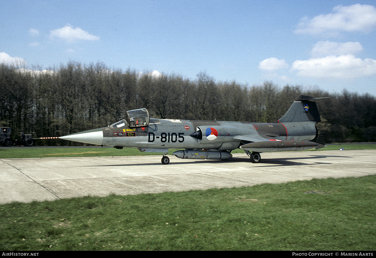 Aircraft Photo of D-8105 | Lockheed RF-104G Starfighter | Netherlands - Air Force | AirHistory.net #187260