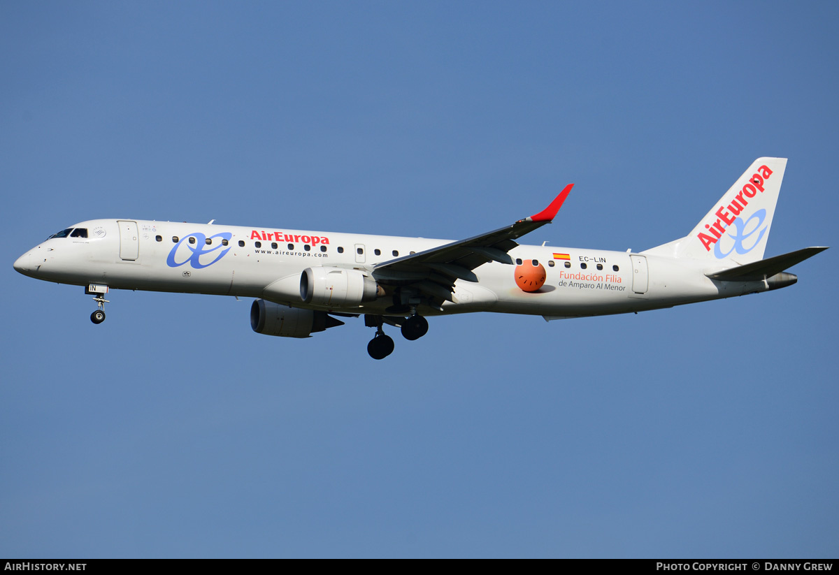 Aircraft Photo of EC-LIN | Embraer 195LR (ERJ-190-200LR) | Air Europa | AirHistory.net #187277