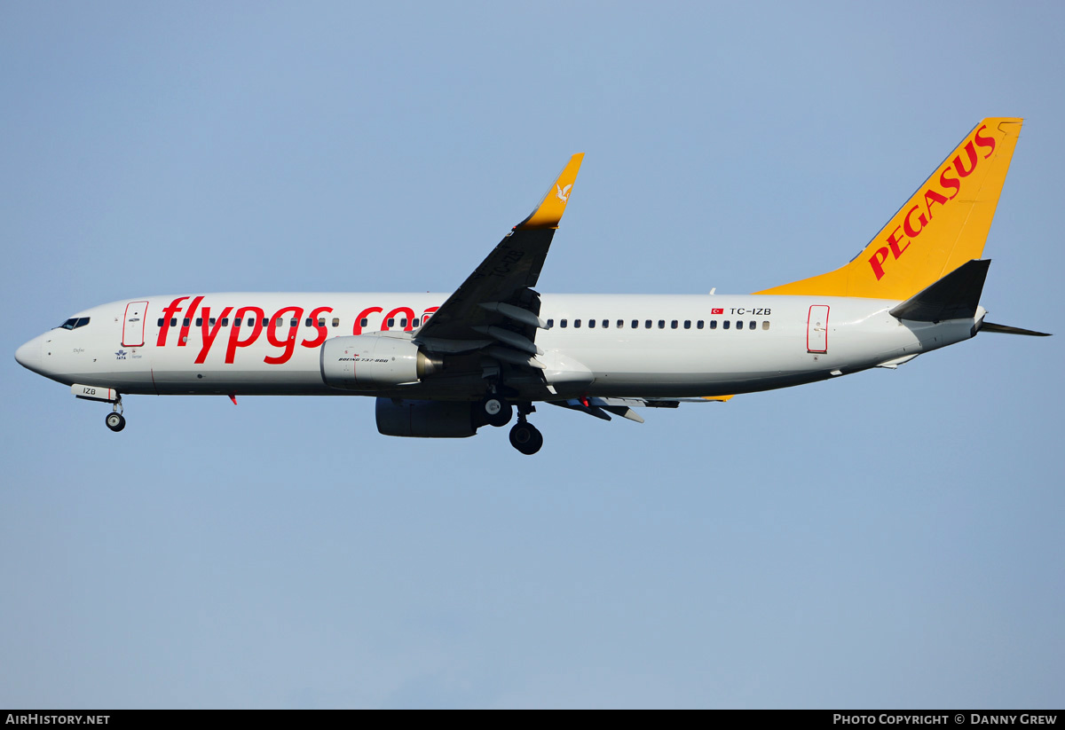 Aircraft Photo of TC-IZB | Boeing 737-86J | Pegasus Airlines | AirHistory.net #187279