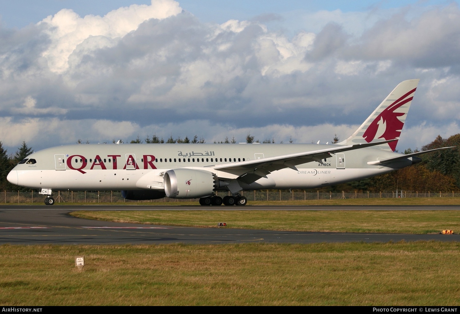 Aircraft Photo of A7-BCK | Boeing 787-8 Dreamliner | Qatar Airways | AirHistory.net #187340