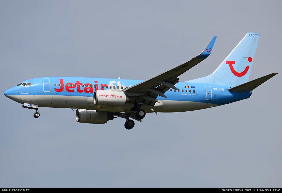 Aircraft Photo of OO-JAN | Boeing 737-76N | Jetairfly | AirHistory.net #187348