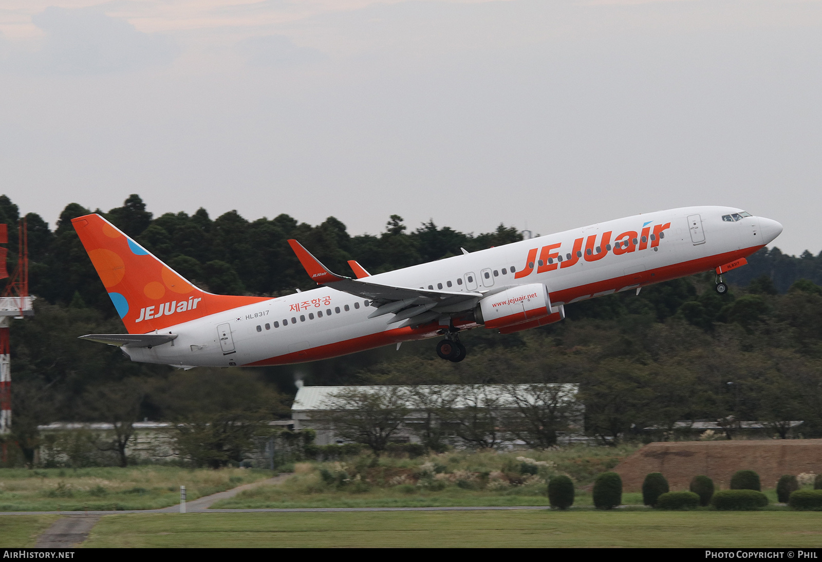 Aircraft Photo of HL8317 | Boeing 737-800 | Jeju Air | AirHistory.net #187357