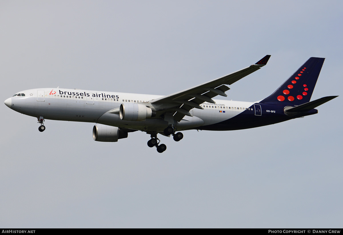 Aircraft Photo of OO-SFZ | Airbus A330-223 | Brussels Airlines | AirHistory.net #187369