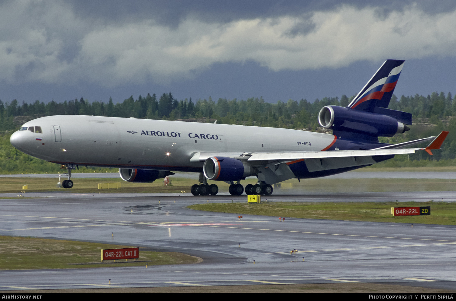 Aircraft Photo of VP-BDQ | McDonnell Douglas MD-11F | Aeroflot - Russian Airlines Cargo | AirHistory.net #187396