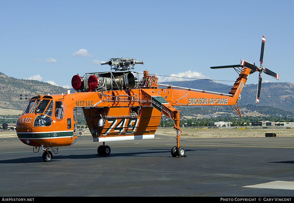 Aircraft Photo of N171AC | Sikorsky S-64F Skycrane | Erickson Air-Crane | AirHistory.net #187397