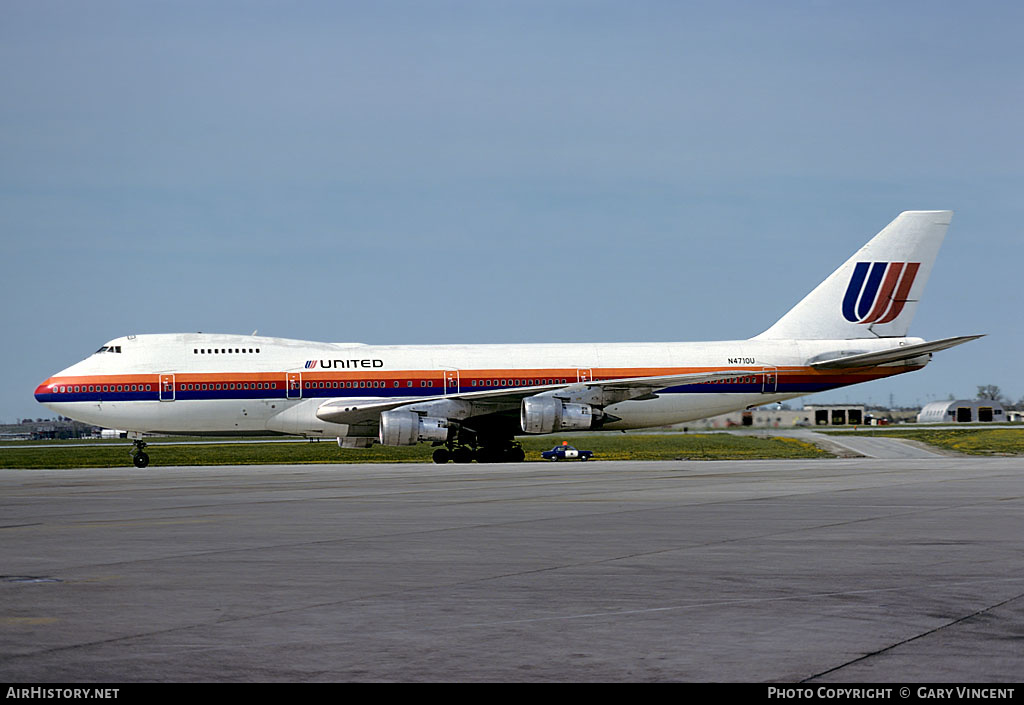 Aircraft Photo of N4710U | Boeing 747-122 | United Airlines | AirHistory.net #187400