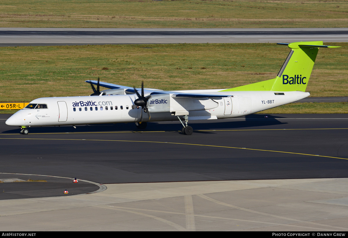 Aircraft Photo of YL-BBT | Bombardier DHC-8-402 Dash 8 | AirBaltic | AirHistory.net #187403