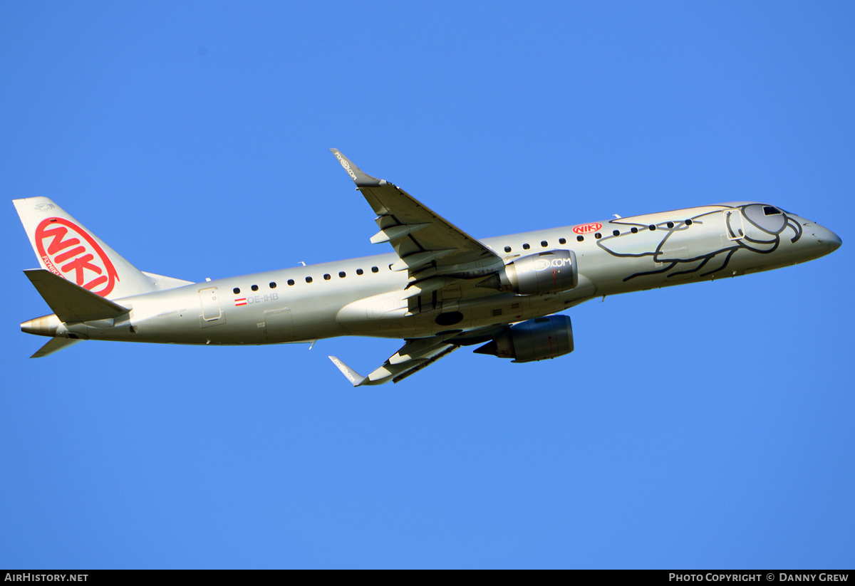 Aircraft Photo of OE-IHB | Embraer 190LR (ERJ-190-100LR) | Niki | AirHistory.net #187437