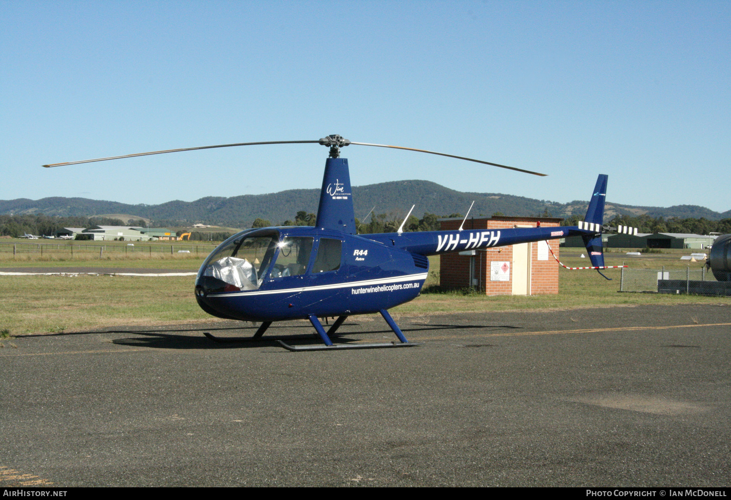 Aircraft Photo of VH-HFH | Robinson R-44 Astro | Hunter Wine Helicopters | AirHistory.net #187443