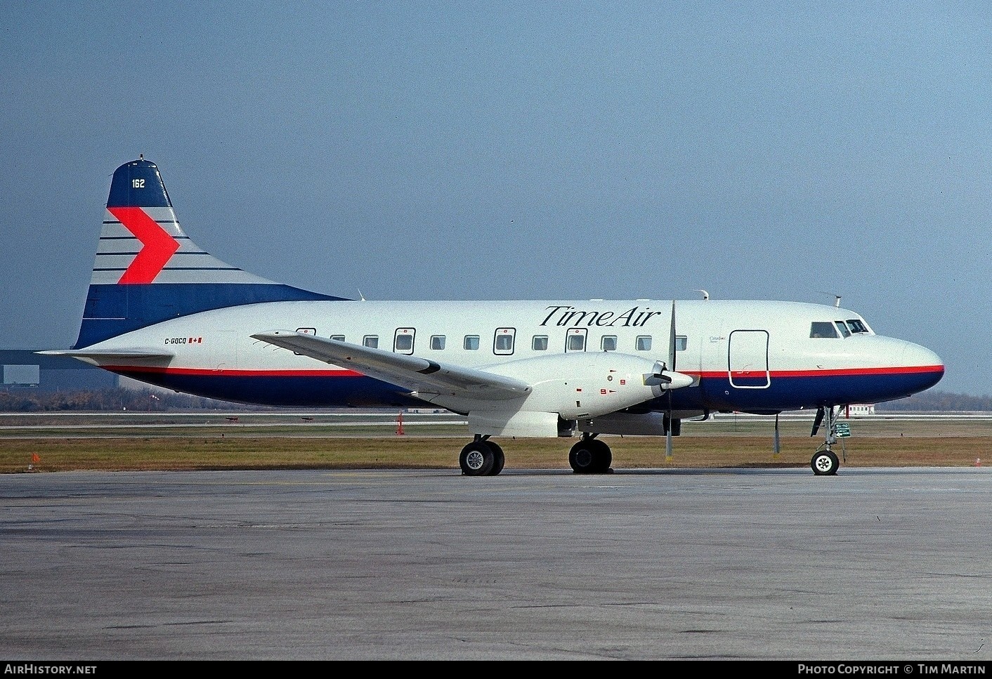 Aircraft Photo of C-GQCQ | Convair 640 | Time Air | AirHistory.net #187464