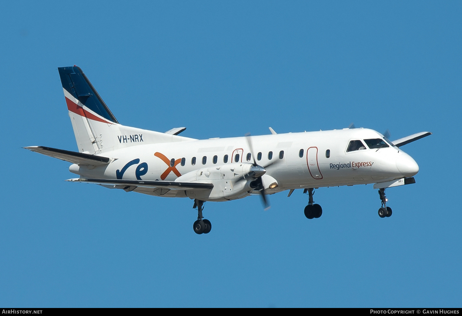 Aircraft Photo of VH-NRX | Saab 340B | REX - Regional Express | AirHistory.net #187483