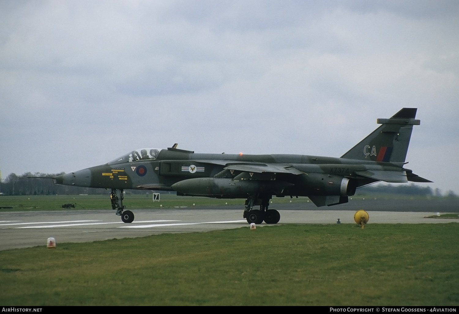 Aircraft Photo of XZ374 | Sepecat Jaguar GR1 | UK - Air Force | AirHistory.net #187484