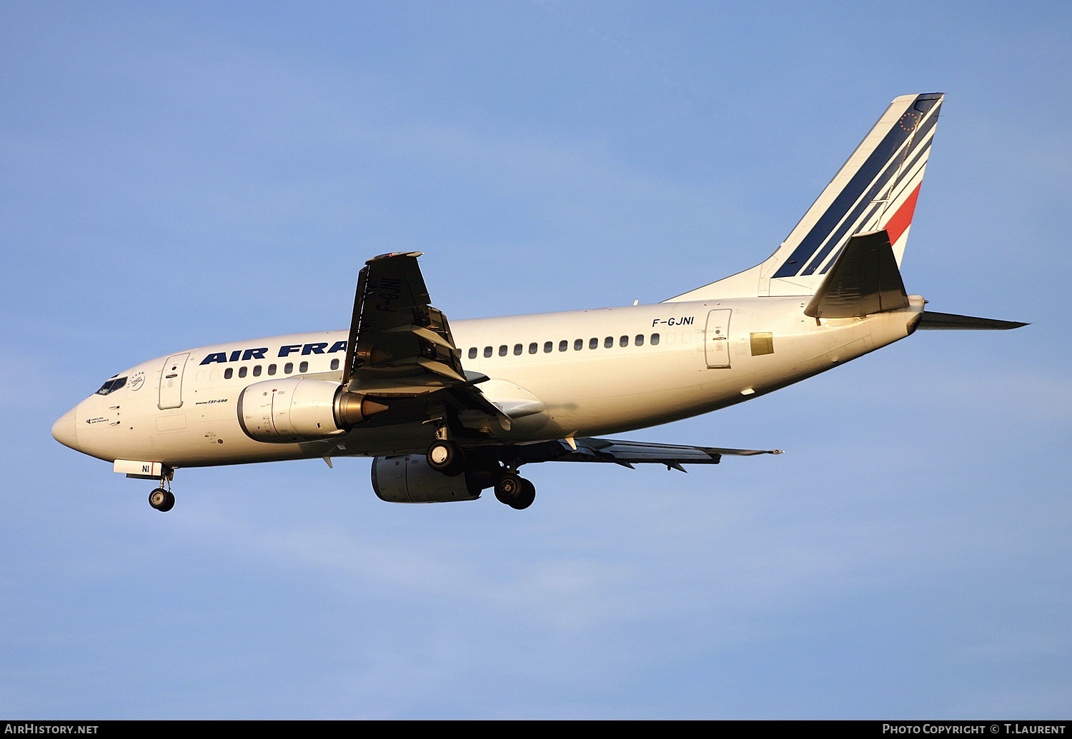 Aircraft Photo of F-GJNI | Boeing 737-528 | Air France | AirHistory.net #187500