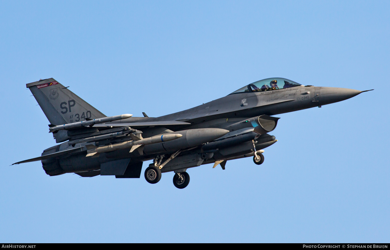 Aircraft Photo of 91-0340 / AF91-340 | Lockheed Martin F-16CM Fighting Falcon | USA - Air Force | AirHistory.net #187560