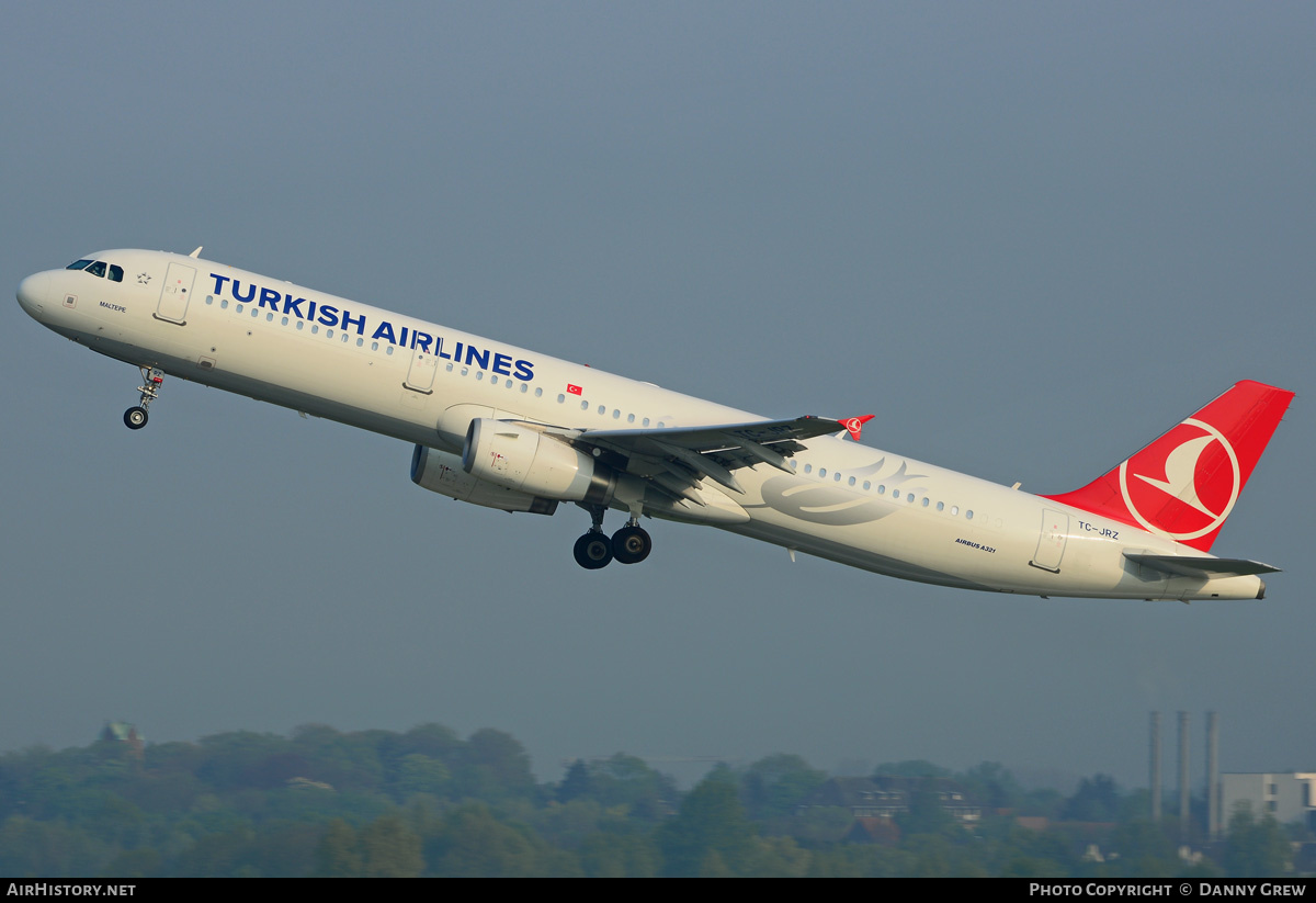 Aircraft Photo of TC-JRZ | Airbus A321-231 | Turkish Airlines | AirHistory.net #187564