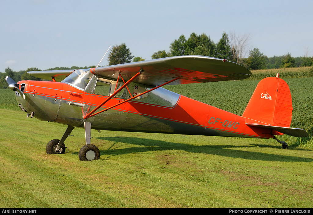 Aircraft Photo of CF-QWC | Cessna 120 | AirHistory.net #187584
