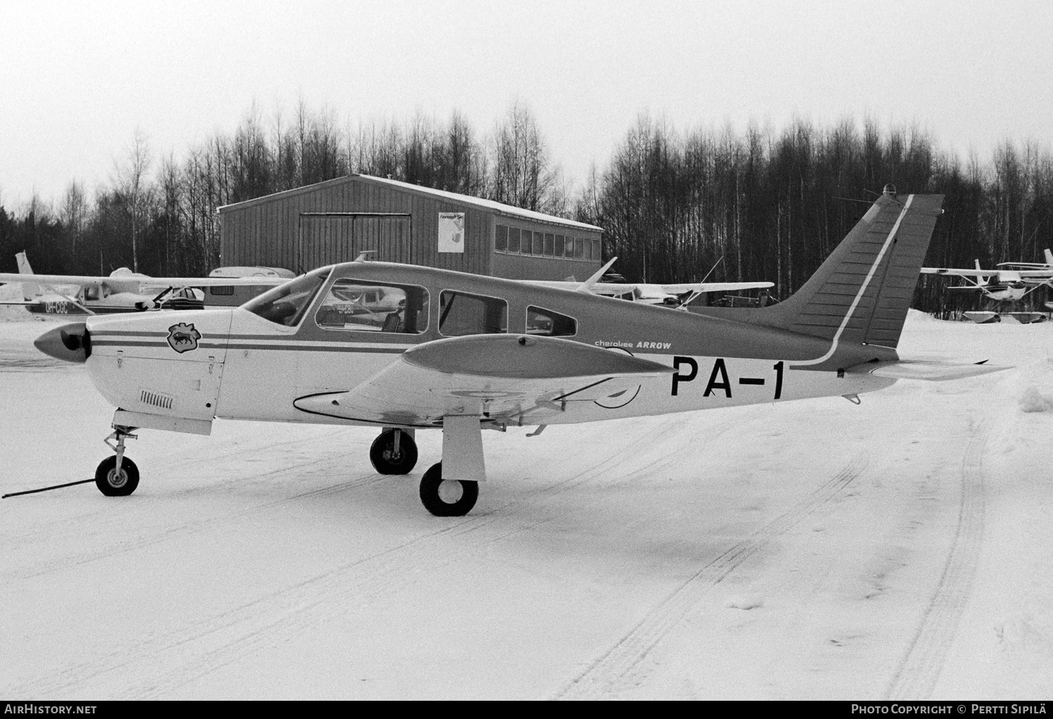 Aircraft Photo of PA-1 | Piper PA-28R-200 Cherokee Arrow II | Finland - Air Force | AirHistory.net #187647