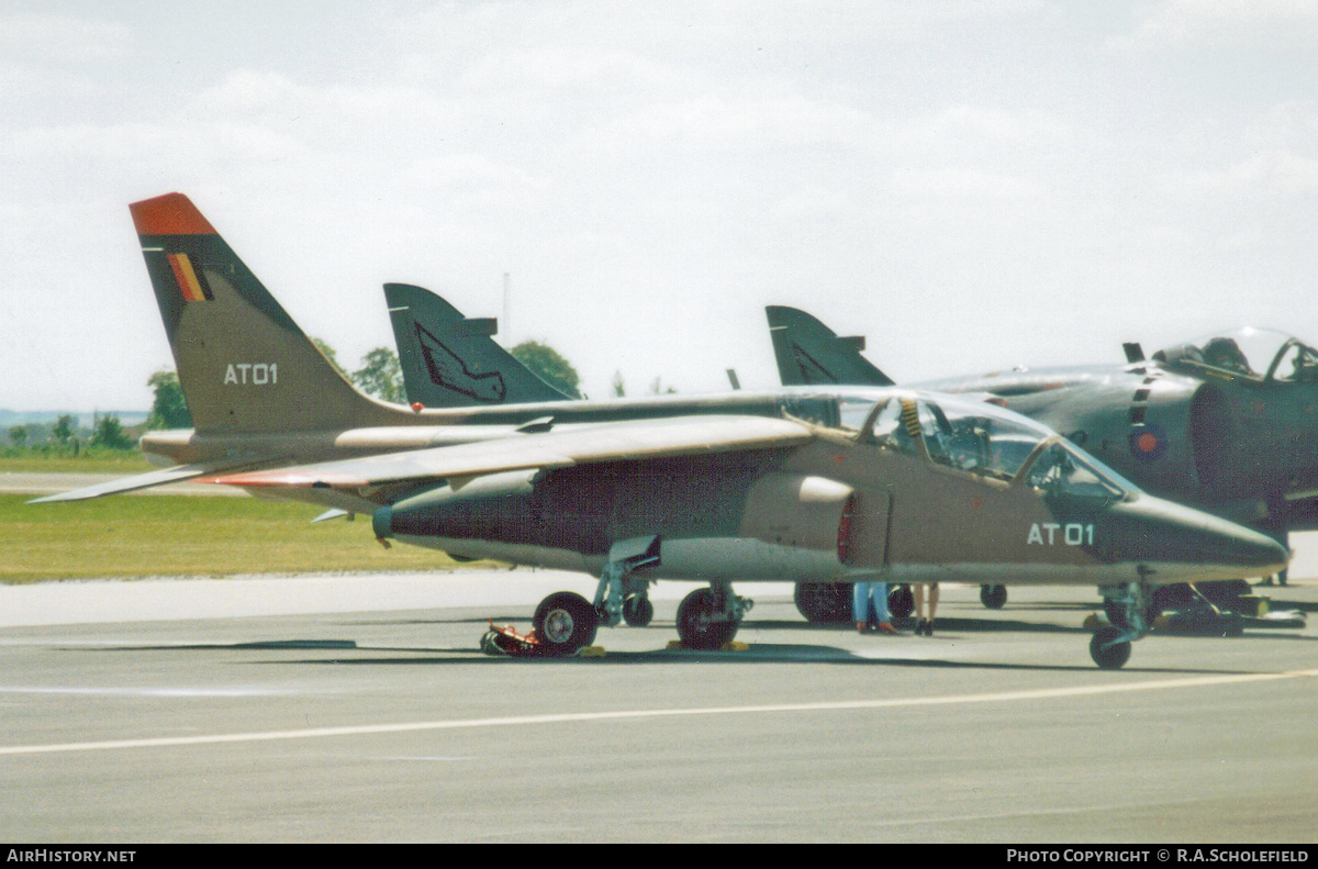 Aircraft Photo of AT01 | Dassault-Dornier Alpha Jet 1B | Belgium - Air Force | AirHistory.net #187693