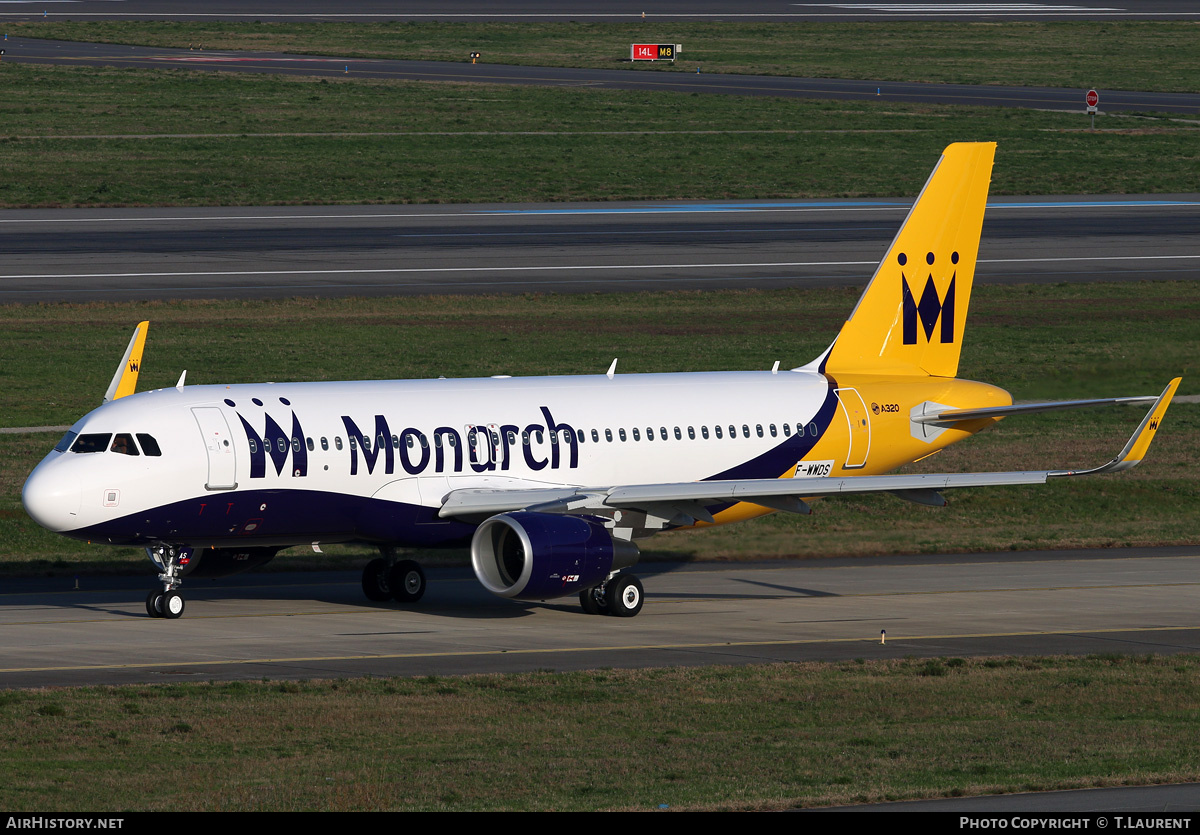 Aircraft Photo of F-WWDS | Airbus A320-214 | Monarch Airlines | AirHistory.net #187730