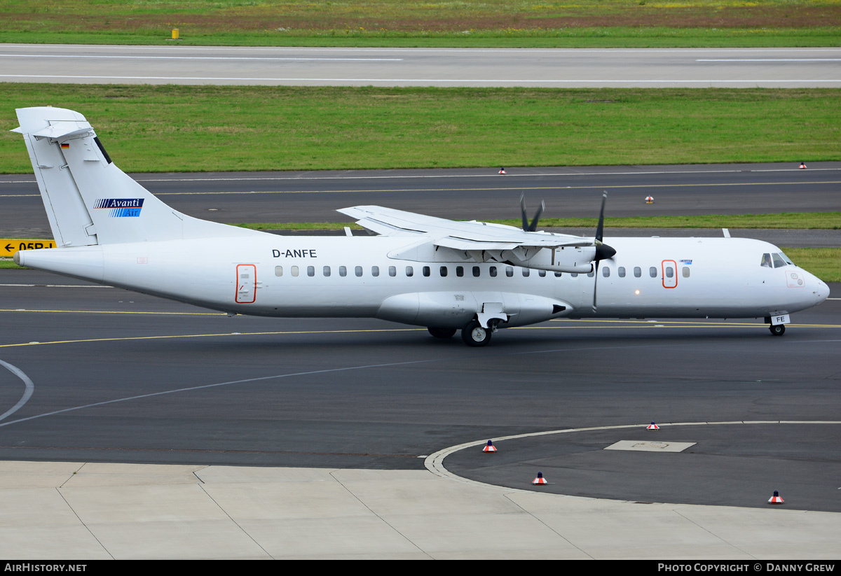 Aircraft Photo of D-ANFE | ATR ATR-72-202 | Avanti Air | AirHistory.net #187768