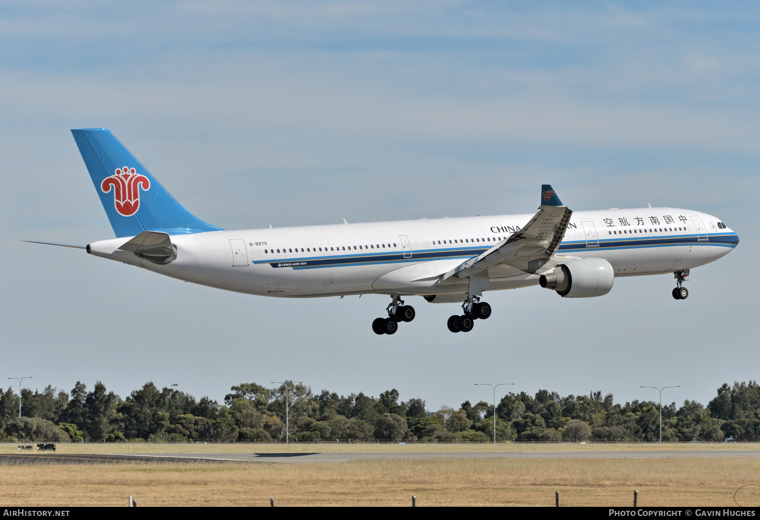 Aircraft Photo of B-8870 | Airbus A330-323 | China Southern Airlines | AirHistory.net #187781