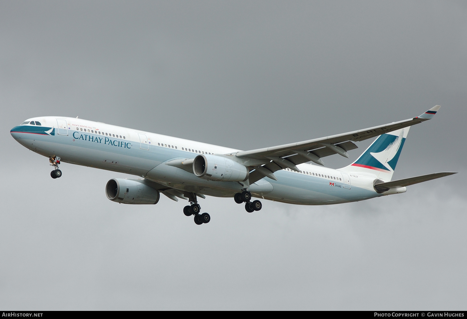 Aircraft Photo of B-HLP | Airbus A330-343E | Cathay Pacific Airways | AirHistory.net #187787