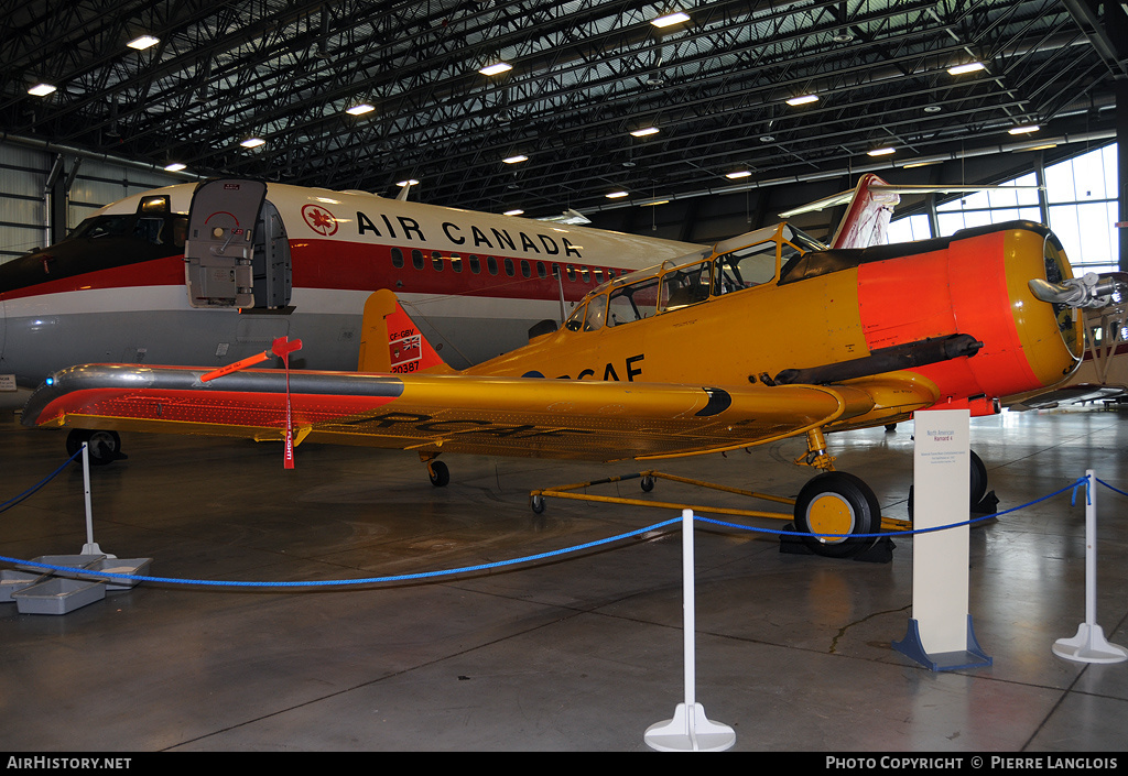 Aircraft Photo of CF-GBV / 20387 | North American T-6H Harvard Mk IV | Canada - Air Force | AirHistory.net #187826