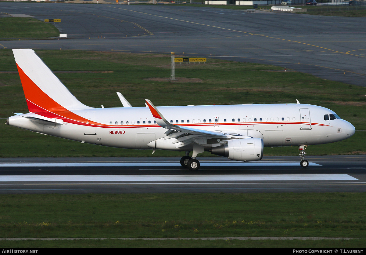 Aircraft Photo of HL8080 | Airbus ACJ319 (A319-115/CJ) | AirHistory.net #187833