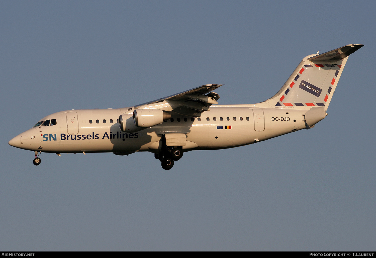 Aircraft Photo of OO-DJO | British Aerospace Avro 146-RJ85 | SN Brussels Airlines | AirHistory.net #187835